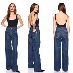 Susana Monaco Black Essential Low Back Thong Bodysuit {Pre-Owned}